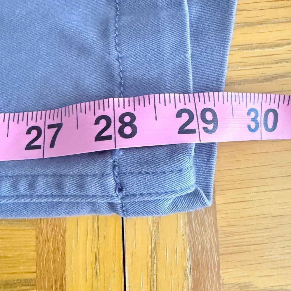 Hollister Mens Cargo Pants‎ Grey Blue Straight Leg Utility Trousers 34x28